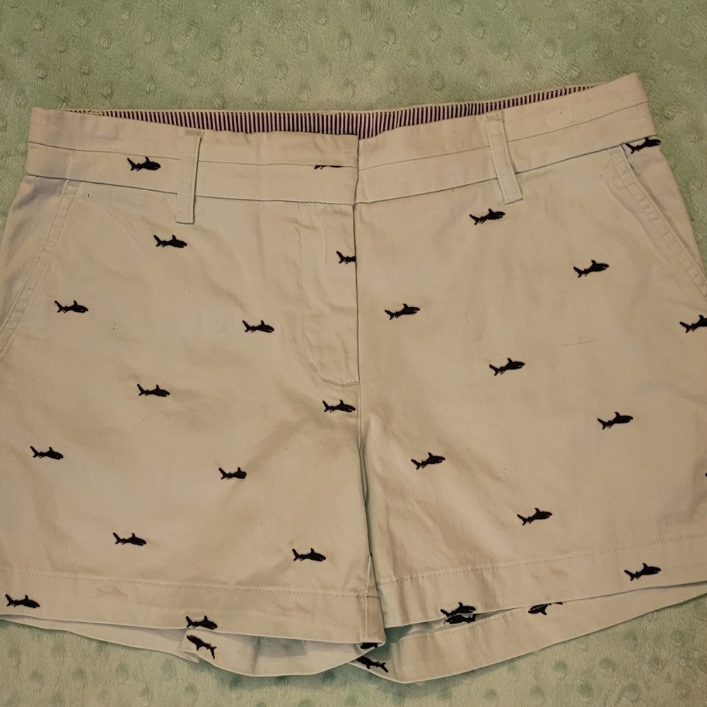 British Khaki shorts, size 6